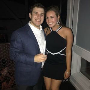 L black body on cutout dress WORN ONCE